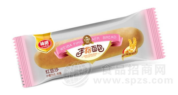手指面包红豆沙
