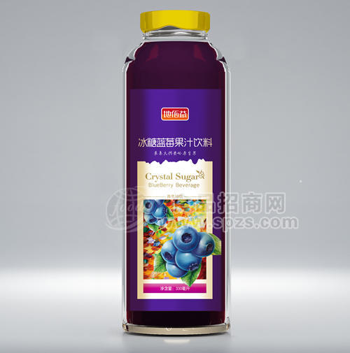 冰糖藍(lán)莓果汁果粒飲料
