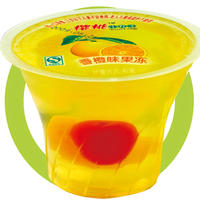 香橙味果冻.