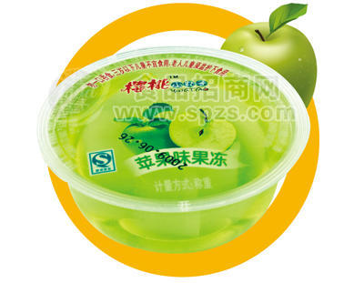 苹果味果冻
