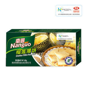 南国NG15榴莲薄饼80g盒装