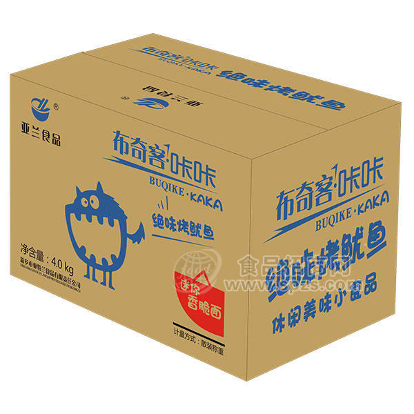 布奇客 咔咔 絕味烤魷魚(yú) 香脆面 4.0kg