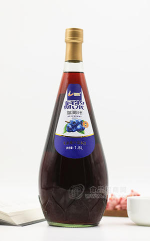 喜相逢 恒爱原浆蓝莓汁果汁饮料 1.5L