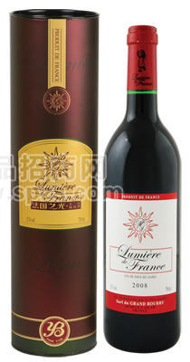 法國之光·紅標(biāo)干紅進(jìn)口葡萄酒