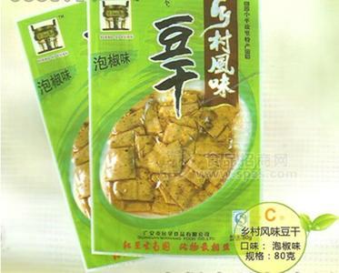 风味豆干泡椒味