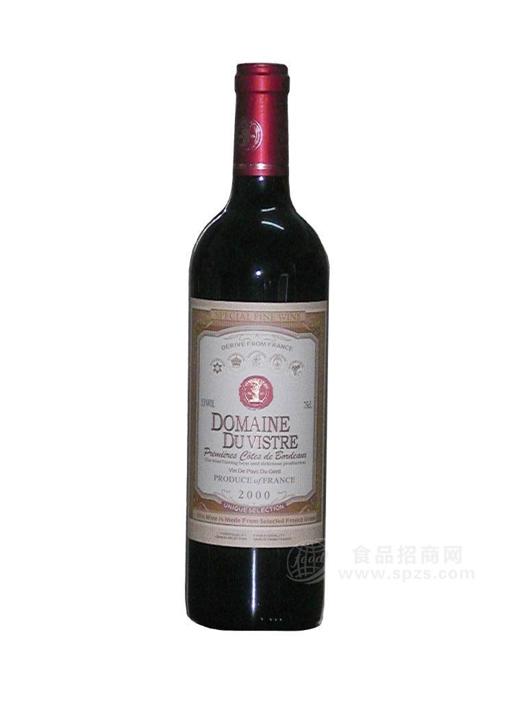 供應法國原瓶進口葡萄酒 波爾多 2000VDP