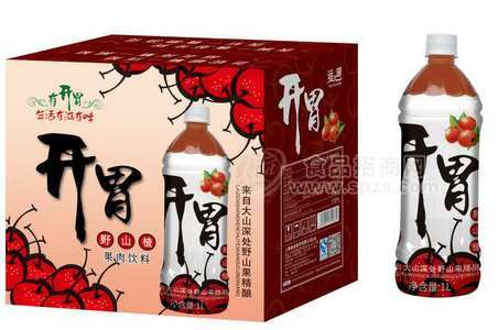 野山楂果肉饮料