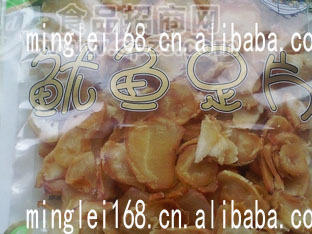 供應(yīng)供100G魷魚(yú)足片炭烤熏制果木味休閑食品海產(chǎn)品