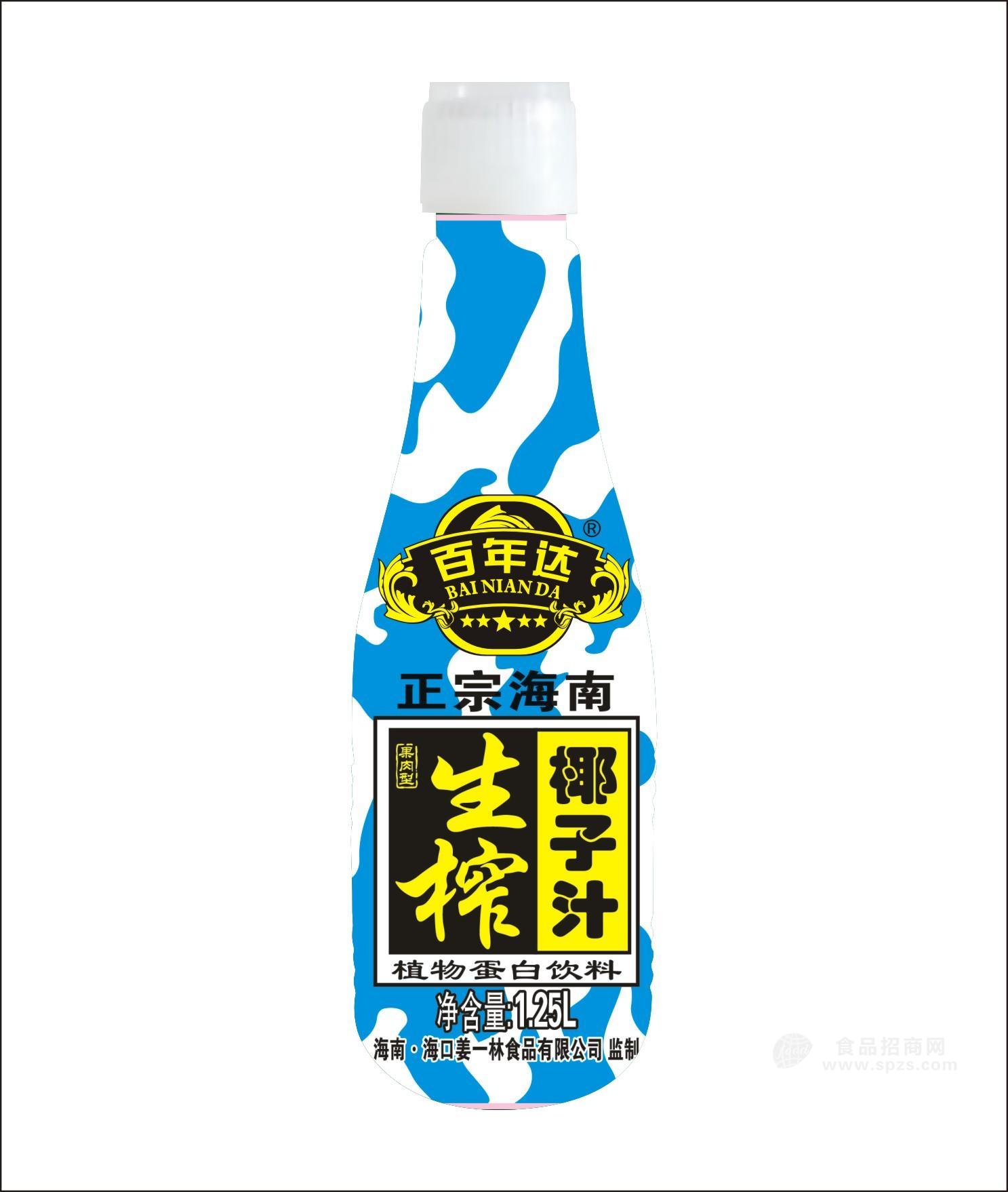 百年达生榨椰子汁500ML