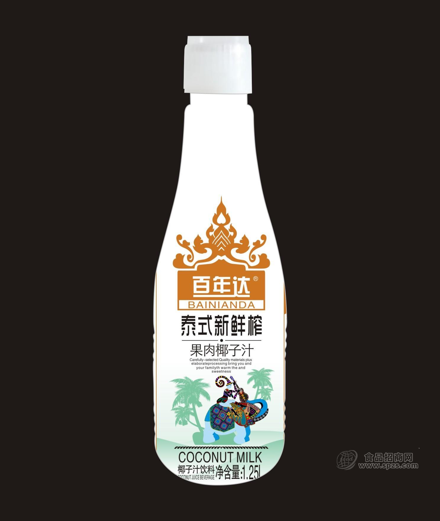 百年達(dá)泰式鮮榨果肉椰子汁1.25L