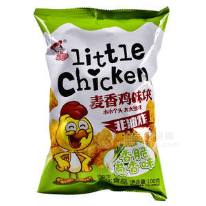華妞麥香雞味塊香脆蔥香味100克
