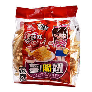 華妞薯?xiàng)l甜辣味薯脆妞100克