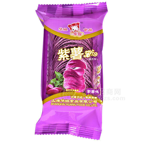 华妞紫薯薯片紫薯味膨化食品