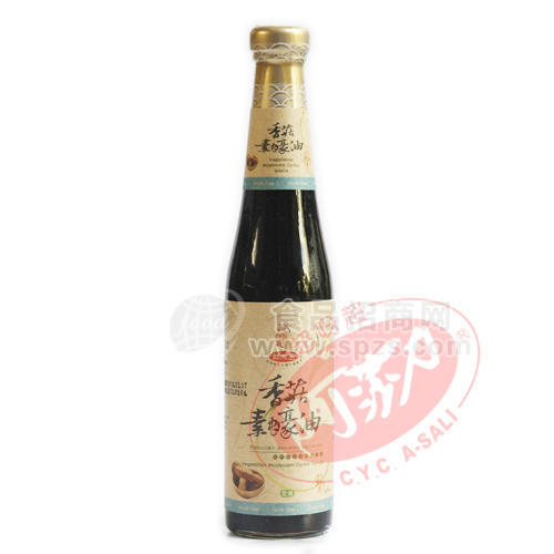 供應(yīng)臺灣原裝進口 調(diào)味品 鮮大王香菇素蠔油 瓶裝 420ml