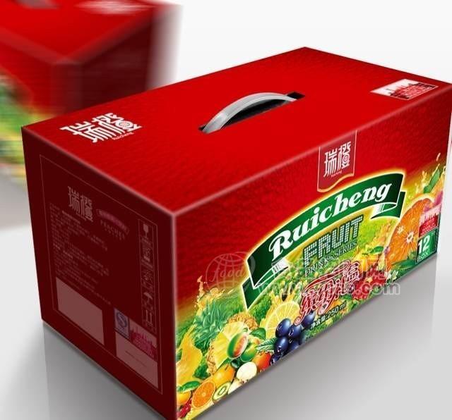 供应瑞橙 钻石瓶红色礼盒 喜宴 250ml*12瓶装礼盒