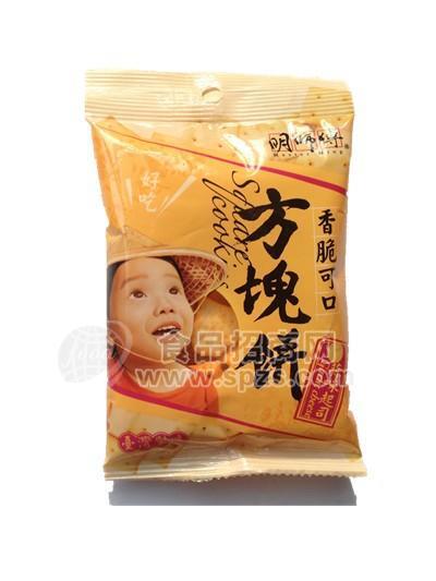 臺灣明師傅方塊餅-蒜味起司50g 臺灣原裝進(jìn)口