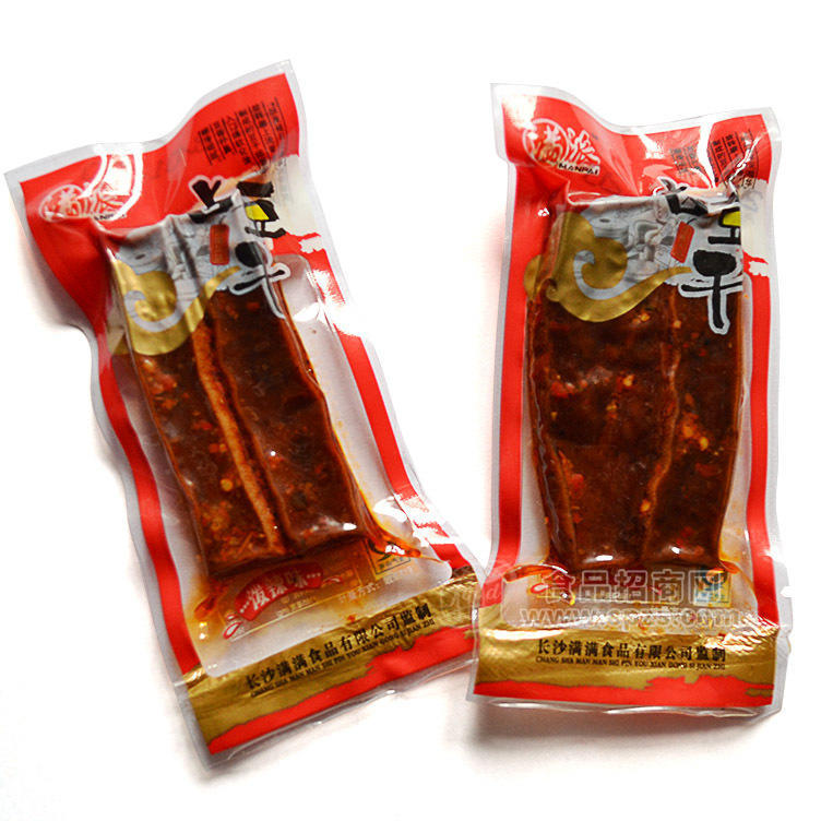 供应卤豆干批发 湖南特产 满派 卤豆干泼辣味 2500g*2