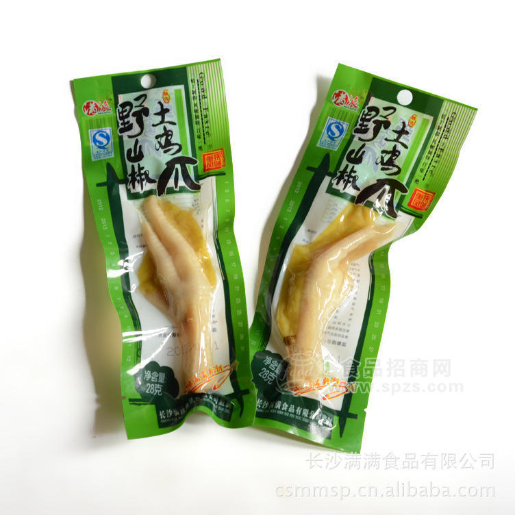 泡椒凤爪 满派 野山椒土鸡爪28g 28g*200