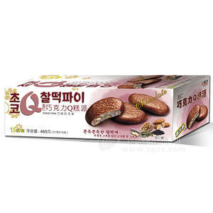 韩国零食 五仁巧克力糯米饼465g