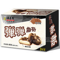 福来特 弹弹曲奇饼干60g 可可味