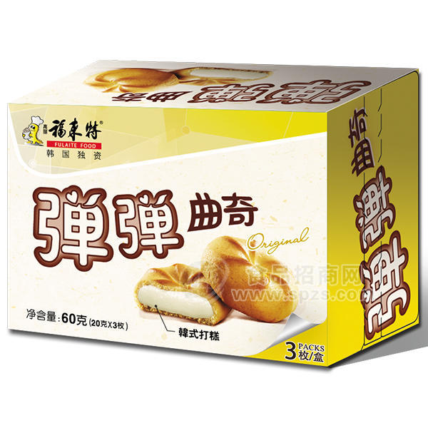 福来特 弹弹曲奇饼干60g 休闲食品
