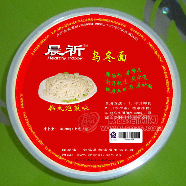 韩式泡菜晨祈乌冬面