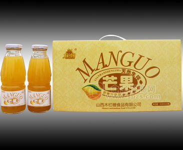 天然生榨芒果汁饮料310mlx10瓶