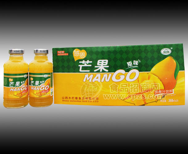 ·芒果汁饮料 368mlx15瓶 