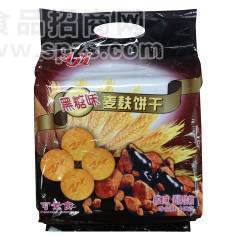 供應(yīng)臺灣原裝進(jìn)口零食AJI黑糖原味麥麩餅干素食餅干440G
