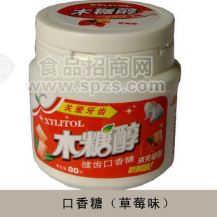 木糖醇口香糖（草莓味）52g装