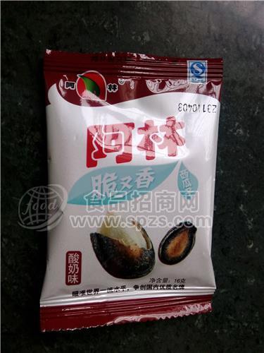 西瓜子-酸奶味中粒（1元1包、16克、鋁膜包）