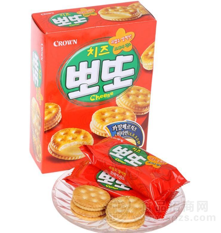 韩国 可拉奥奶酪夹心饼干 芝士夹心饼干161G