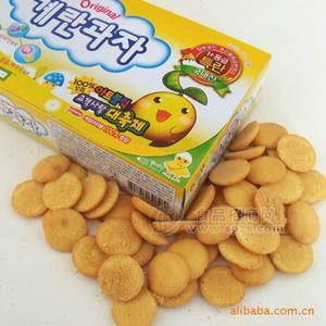 韩国食品批发 韩国饼干海太鸡蛋饼干 好丽友饼干 70g*20盒