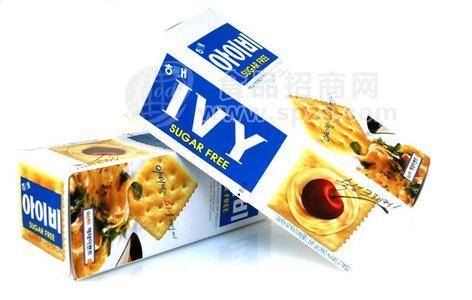 韩国批发IVY海太薄脆饼干 无糖低卡路饼干45g