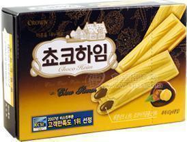 韓國(guó) 可拉奧榛子巧克力蛋卷47g*30盒/箱