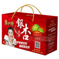 康伊特 银杏茶植物饮料（山楂味）485mlx12瓶