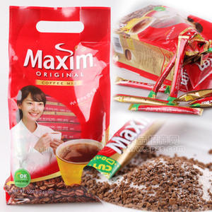 韓國(guó)進(jìn)口食品批發(fā) 韓國(guó)咖啡 麥馨原味咖啡 8袋/箱