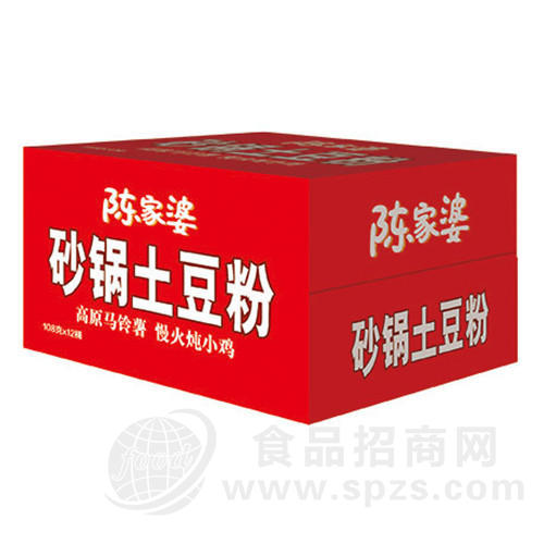 陈家婆 砂锅土豆粉108gx12桶