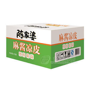 陳家婆 麻醬涼皮方便食品108gx12盒