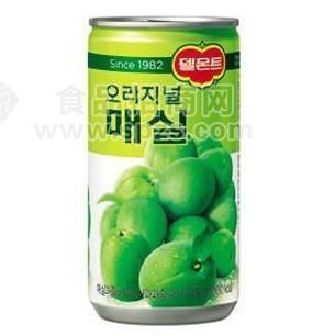 供应韩国休闲食品 进口饮料批发 乐天青梅汁 酸甜好喝 30瓶/件