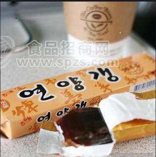 供應0715 韓國進口休閑食品批發(fā) 海太羊羹55g 80個/箱