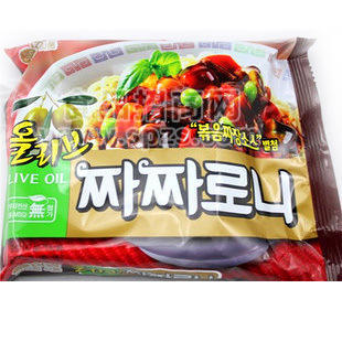 供应三养炸酱面 韩剧黑色方便面 40包/箱