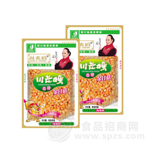 川老妈香辣金针菇称重