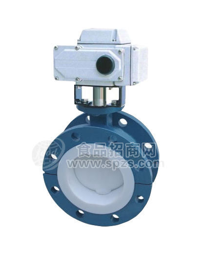 电动法兰衬氟调节蝶阀