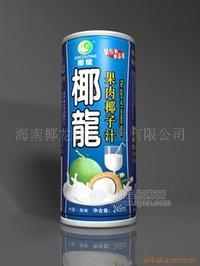 鮮榨椰子汁、果肉椰子汁(罐裝245ml）