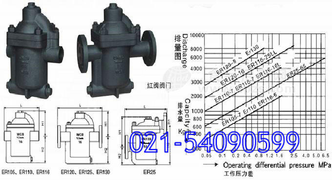 ER116差壓復閥鐘型浮子式疏水閥