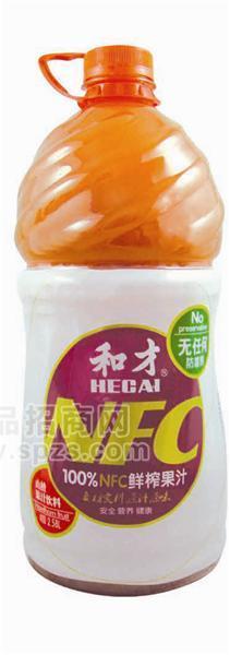 鲜榨果汁山楂2580ml
