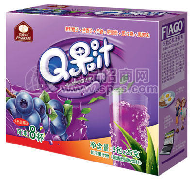 富来高(8包一盒)Q果汁