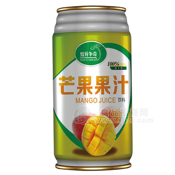 炫异争奇 芒果果汁饮料330ml/960ml