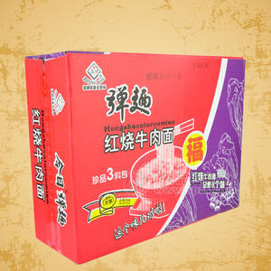 方便面-红烧牛肉面珍品3料包1x24袋